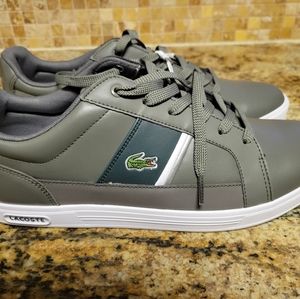 Green Lacoste Shoes (Brand new with box)